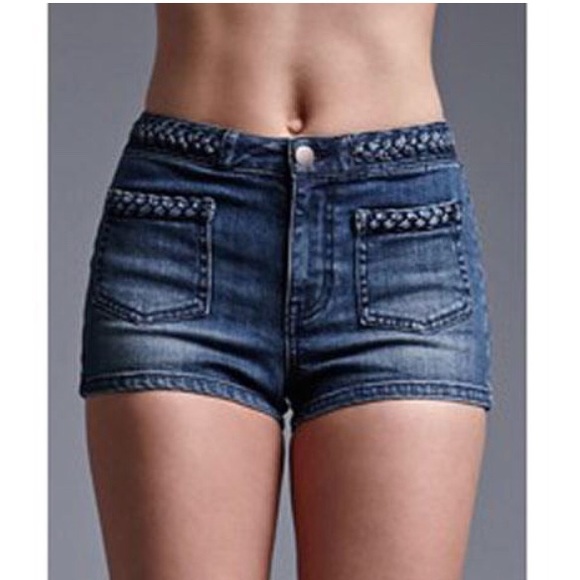 House of Harlow 1960 Pants - House of Harlow 1960 High Rise Jean Shorts